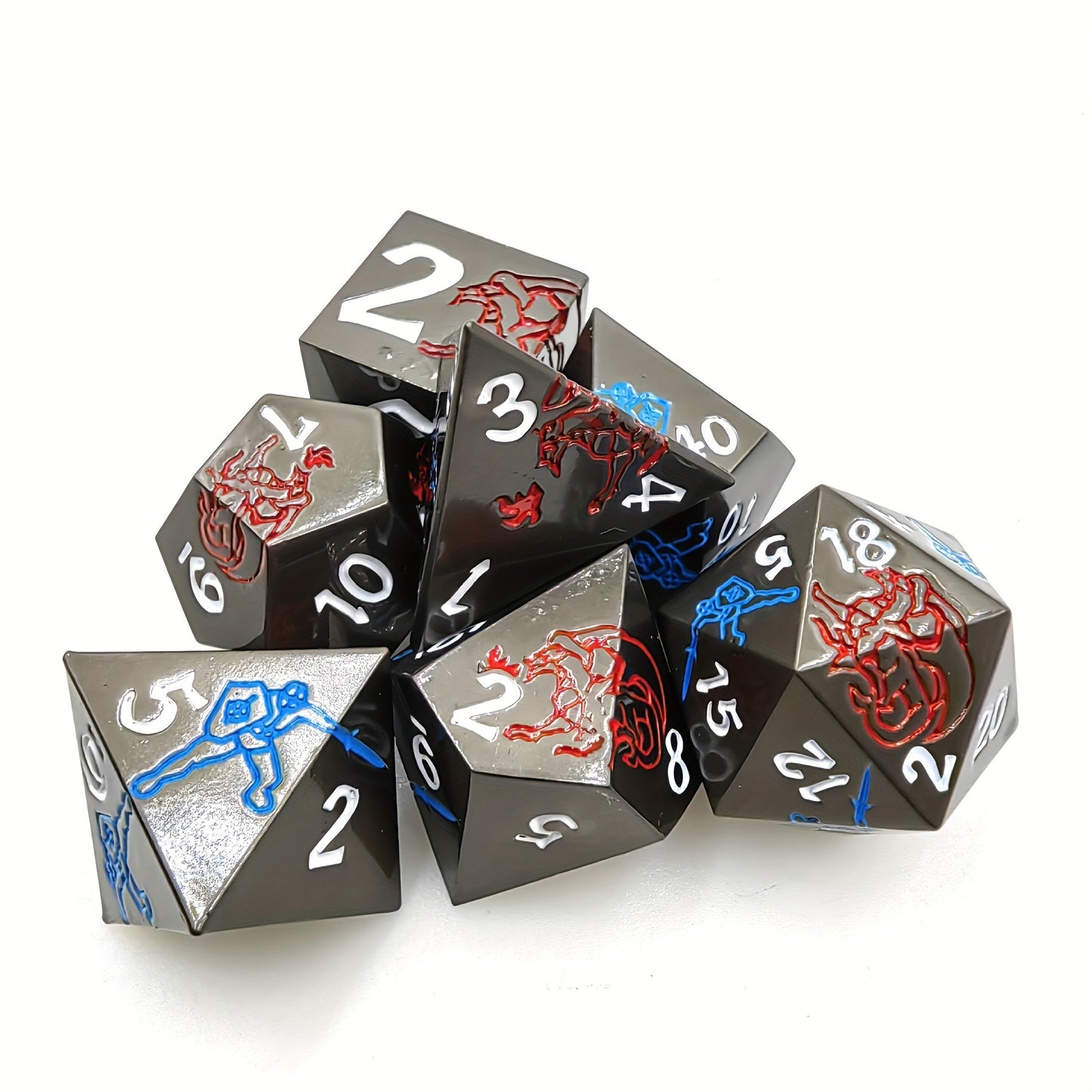 Metal Dice Set - Dragon Slayer