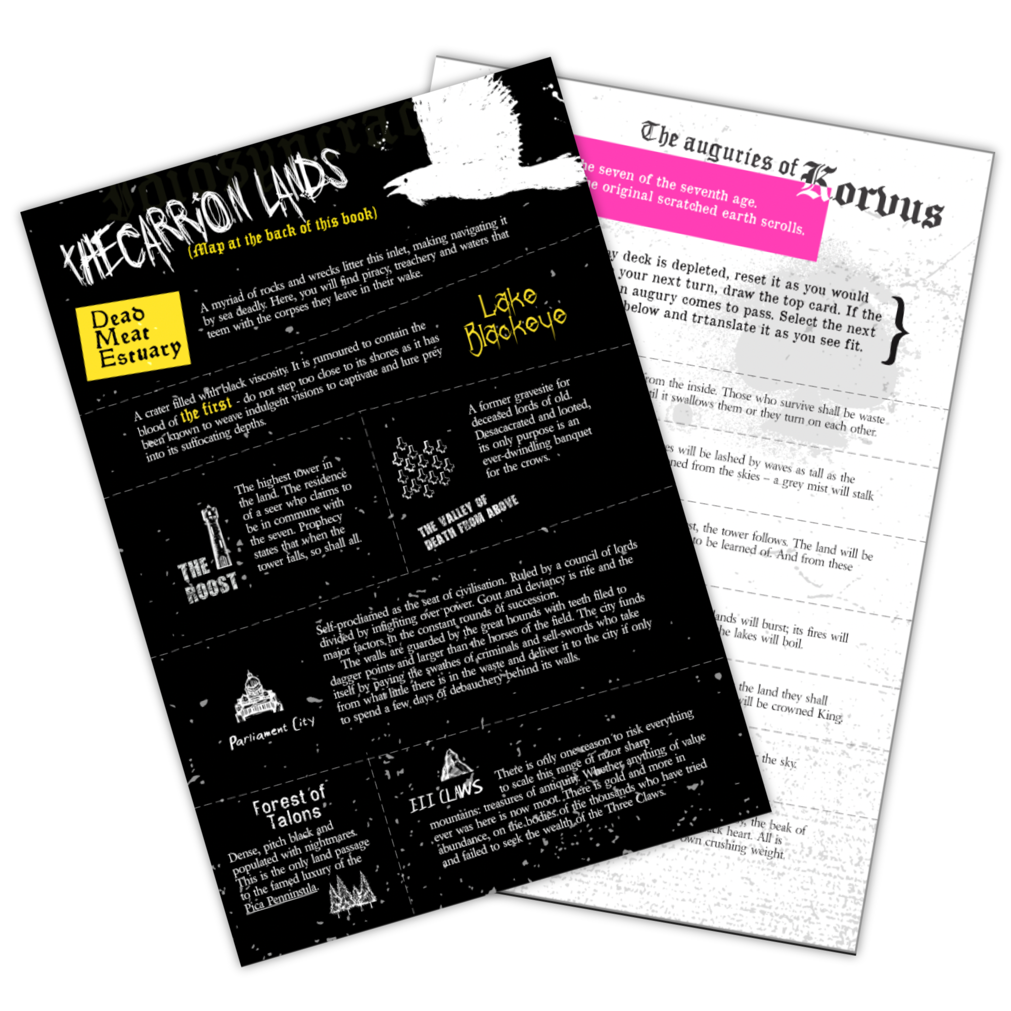 Korvus- a Mörk Borg inspired expansion for Be Like A Crow