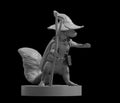 Chirp Cleverwhisker the Squirrel Wizard 28mm scale miniature