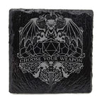 Choose Your Weapon Slate Coaster