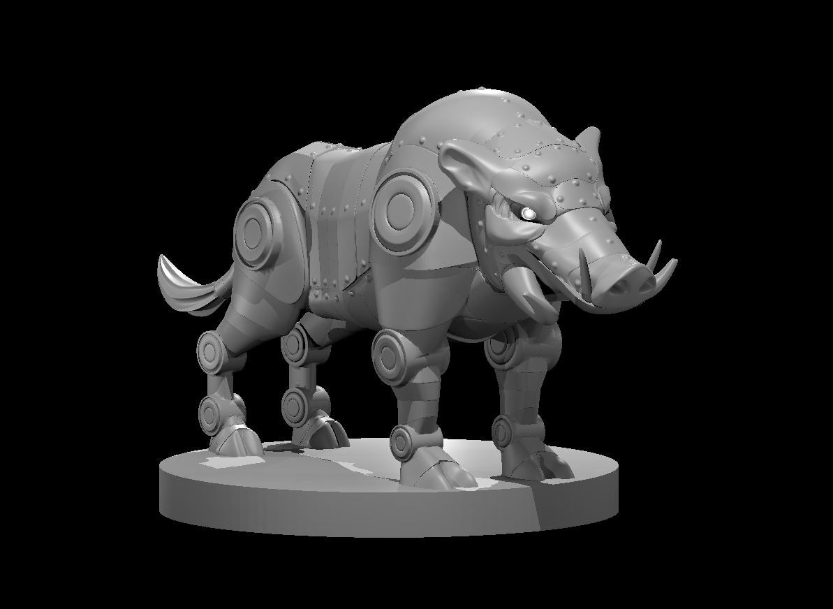 Clockwork Boar 28mm scale miniature