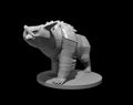Clockwork Owlbear - 28mm Scale Miniature