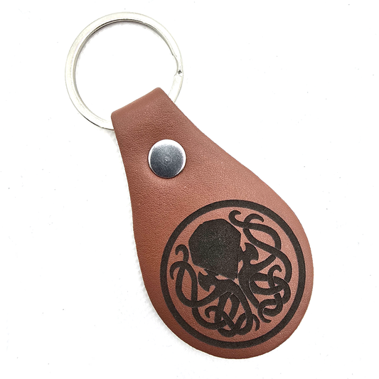 Cthulhu PU Leather Keyring