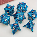 Vortex Portal - Blue - Metal Dice Set