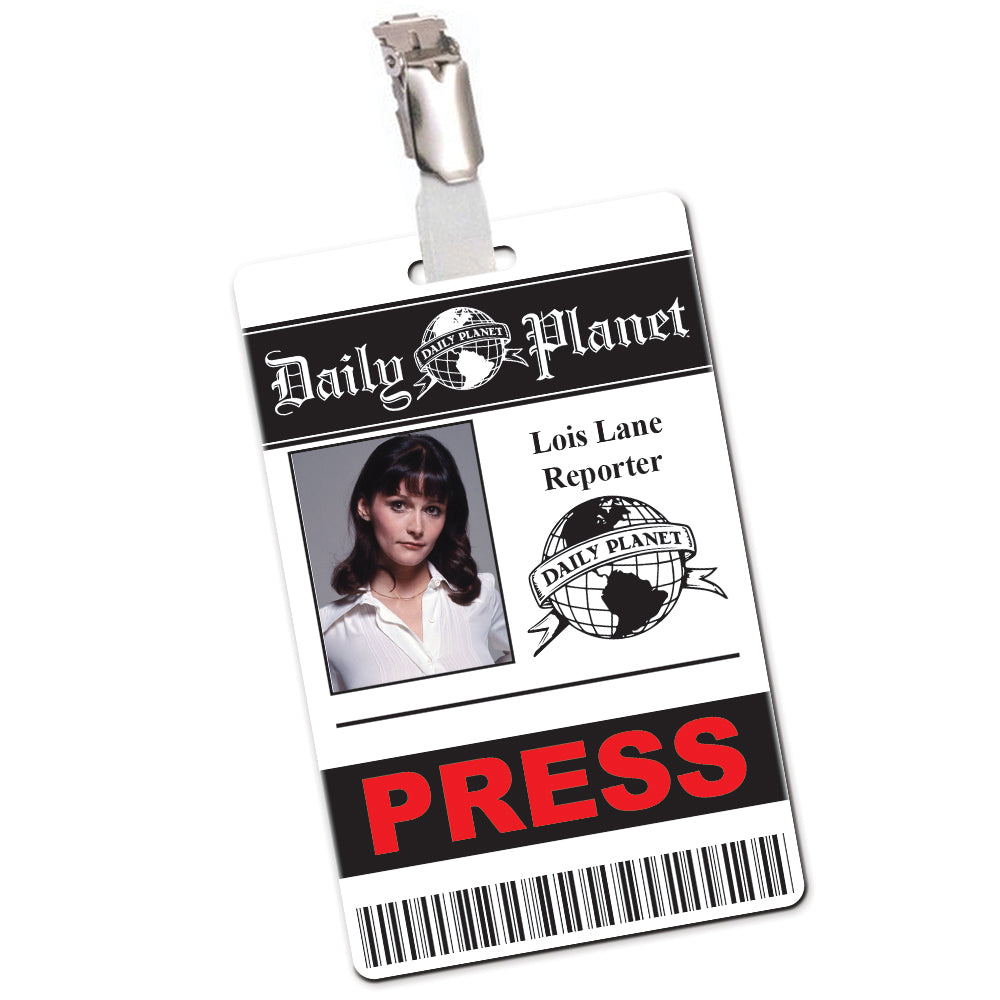 Daily Planet Press Pass Cosplay ID Card