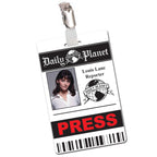 Daily Planet Press Pass Cosplay ID Card