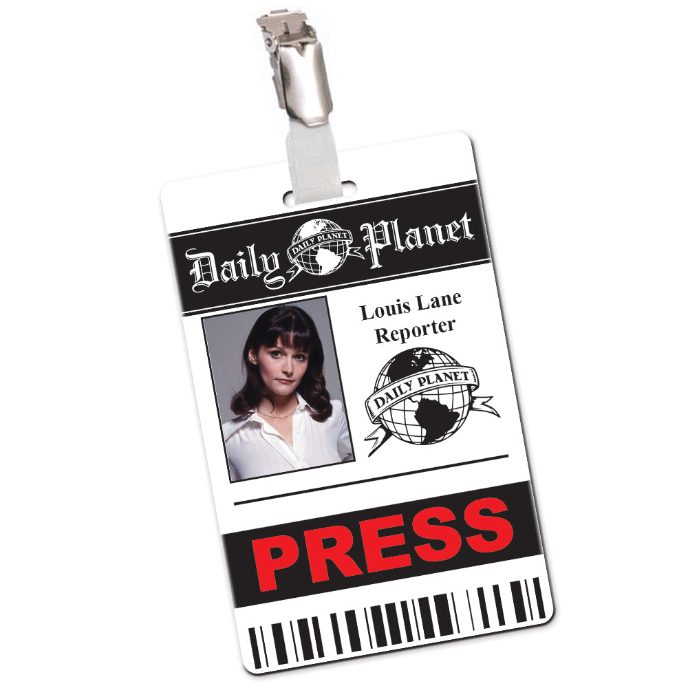 Daily Planet Press Pass Cosplay ID Card