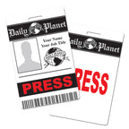 Daily Planet Press Pass Personalised Cosplay ID