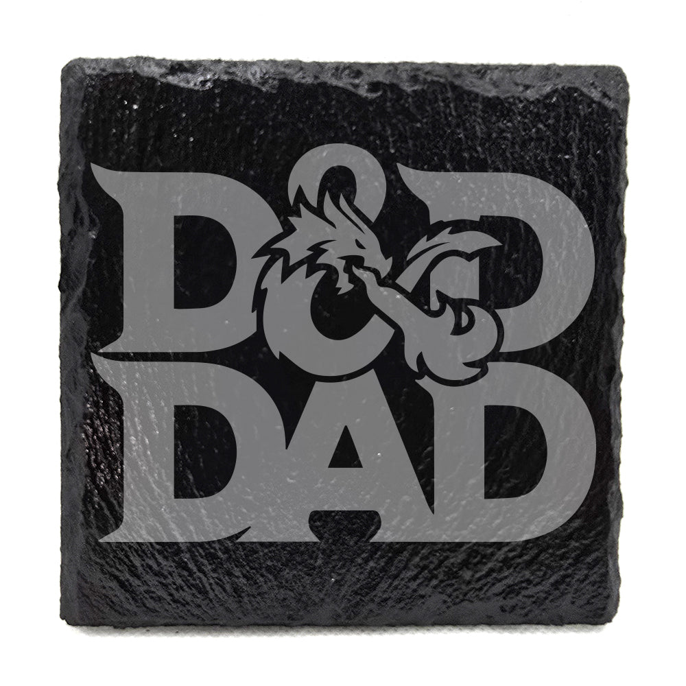 D&D Dad Slate Coaster
