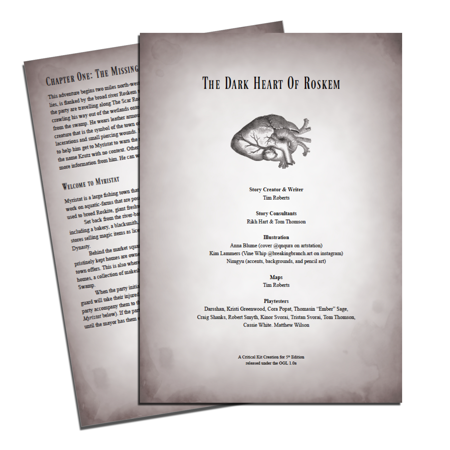 The Dark Heart of Roskem - 5E one-shot adventure