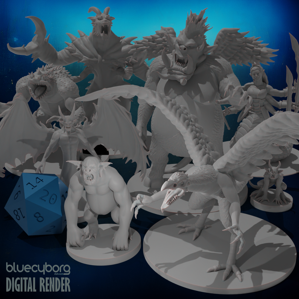 Demons 28mm Scale Miniature