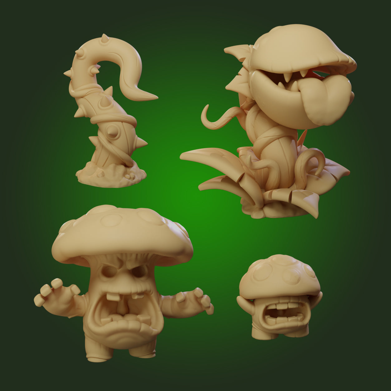 Stone King's Deep In The Jungle Dangerous Flora