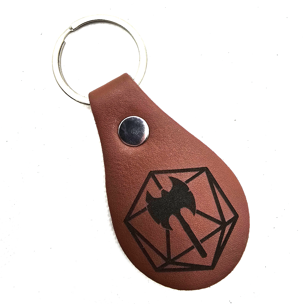 D&D Class Symbols PU Leather Keyring