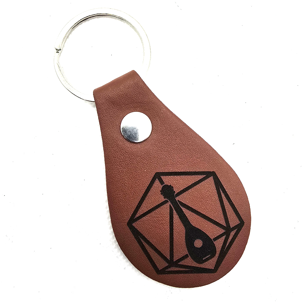 D&D Class Symbols PU Leather Keyring