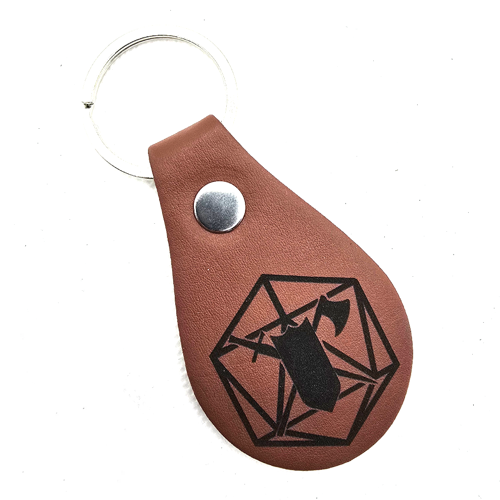 D&D Class Symbols PU Leather Keyring