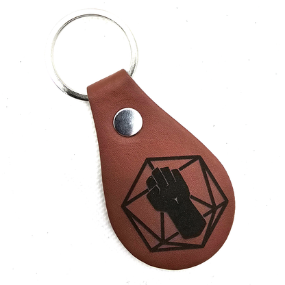 D&D Class Symbols PU Leather Keyring