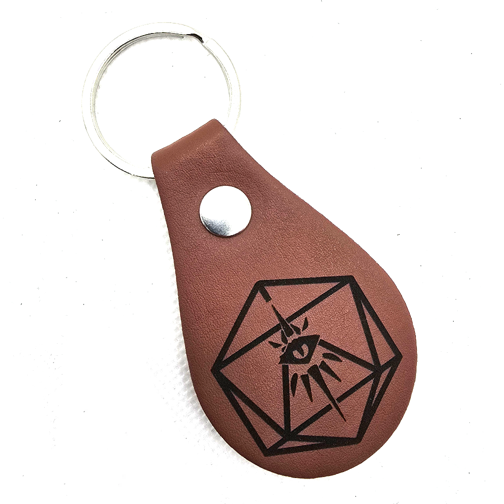 D&D Class Symbols PU Leather Keyring