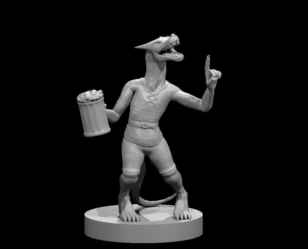 Kobold Drunk Bar Patron 28mm scale miniature