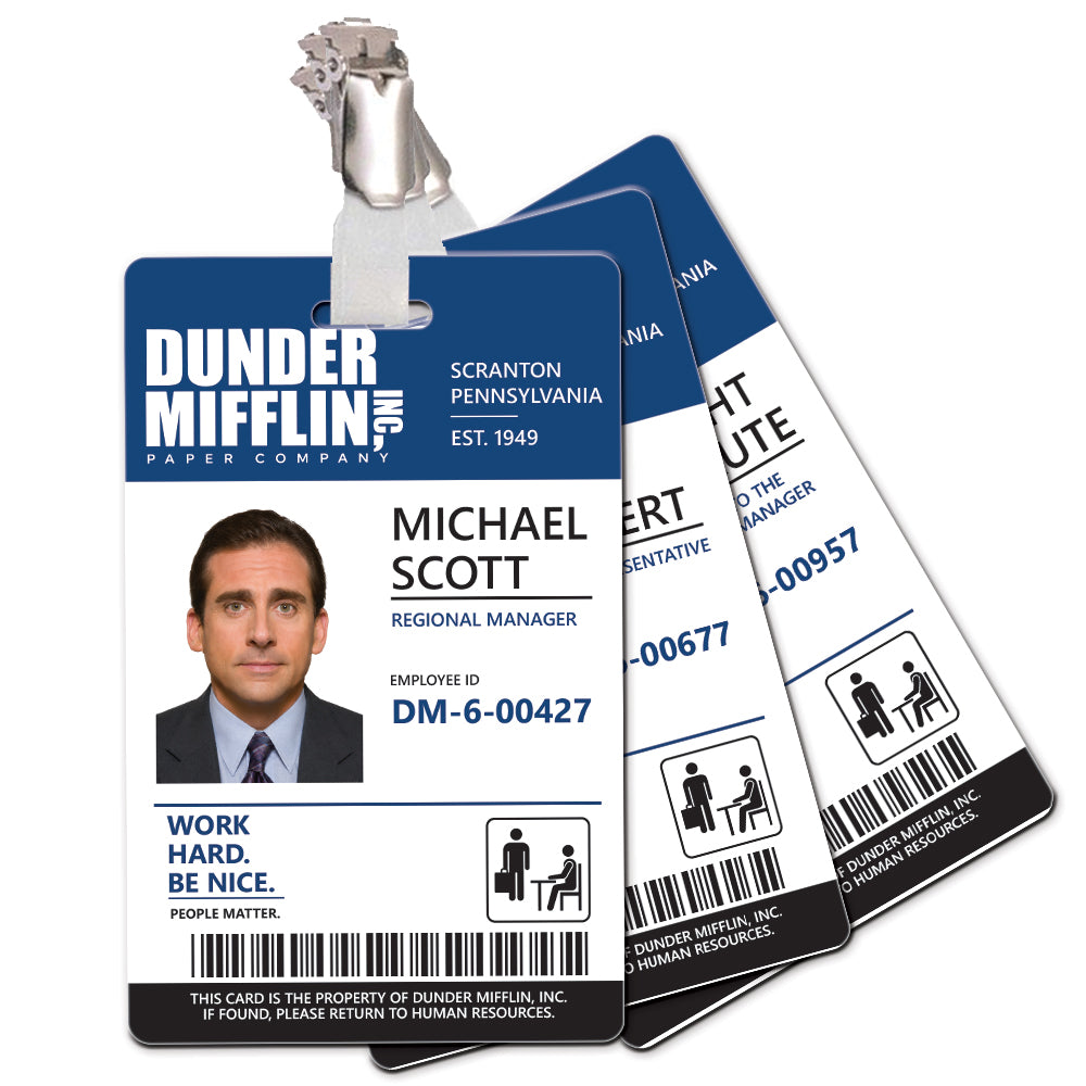Dunder Mifflin Paper Company Cosplay ID Card