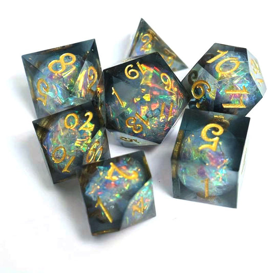 Resin Dice Set - Astral Veil