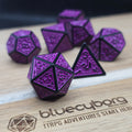 Amethyst Guard Elderstone acrylic dice set