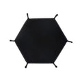 Hexagonal Folding PU Leather Dice Tray