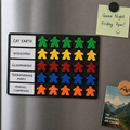 5x5 Board Game Challenge Tracker – Magnetic Meeple Score Board