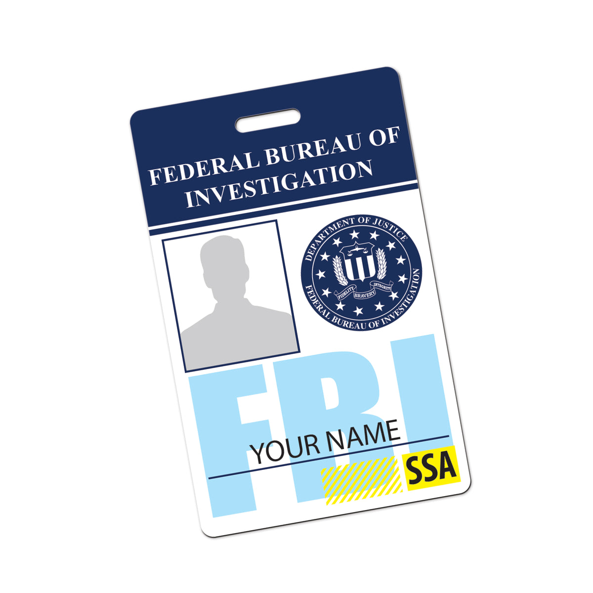 Fbi Key Card My Fbi Card Template Fbi Id Badge Etsy UK