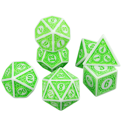 Arcane Orbits Dice Set - Green