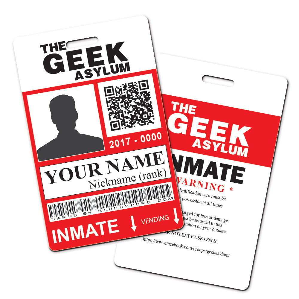 Geek Asylum Personalised ID