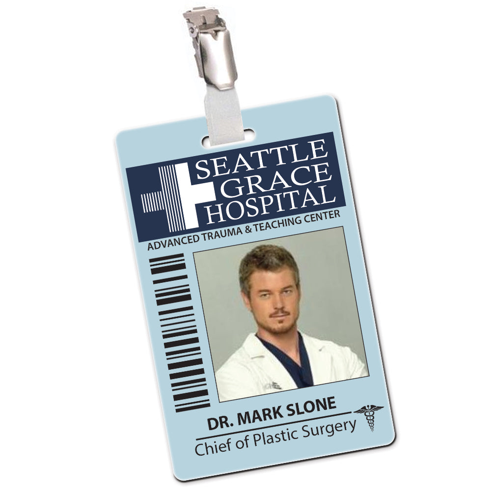 Grey + Sloan Memorial Hospital Cosplay ID Card