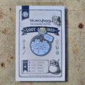 Happiness Potion Cats Acrylic Pin Badge on BlueCyborg backing card