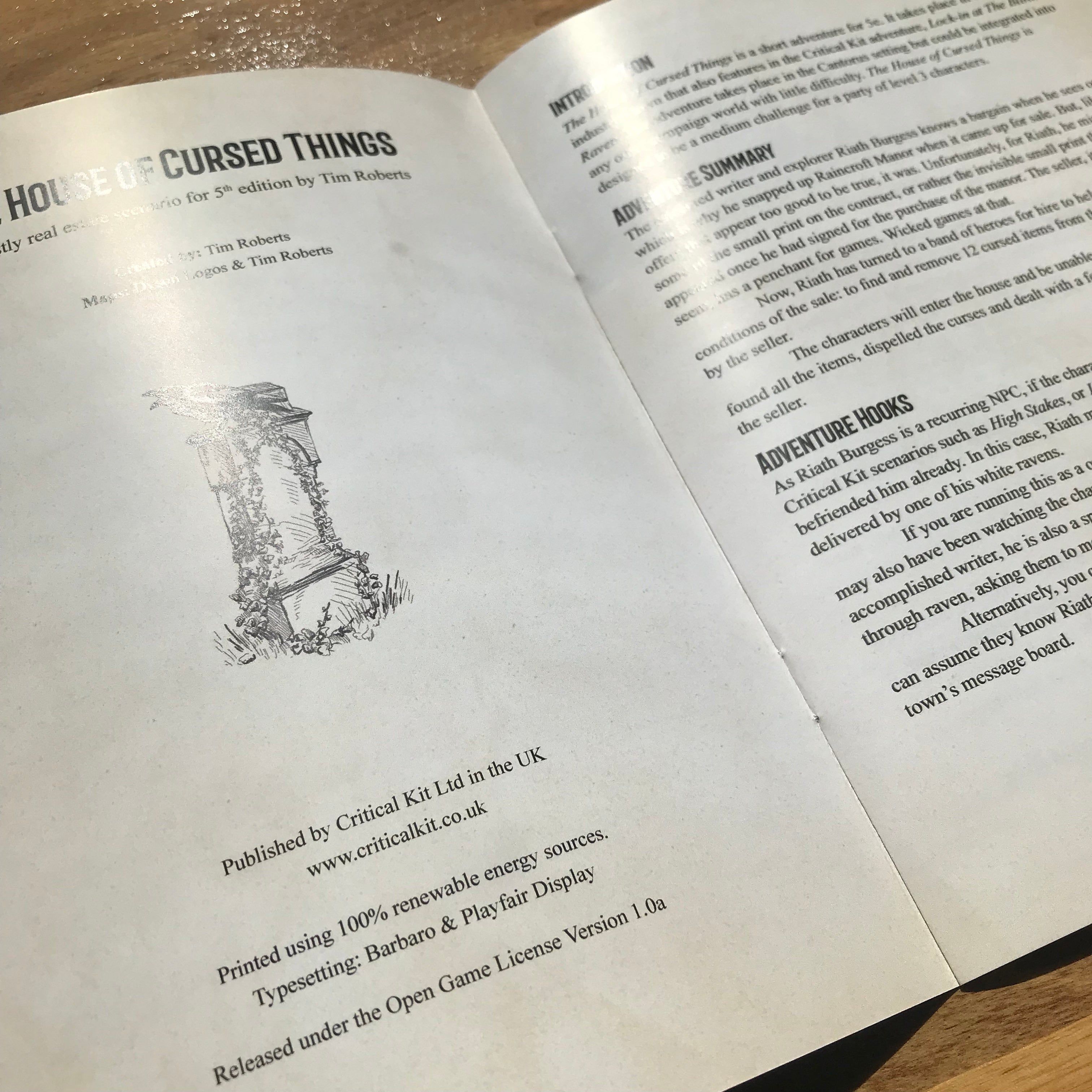 The House of Cursed Things - a 5E Ghastly Real Estate Scenario