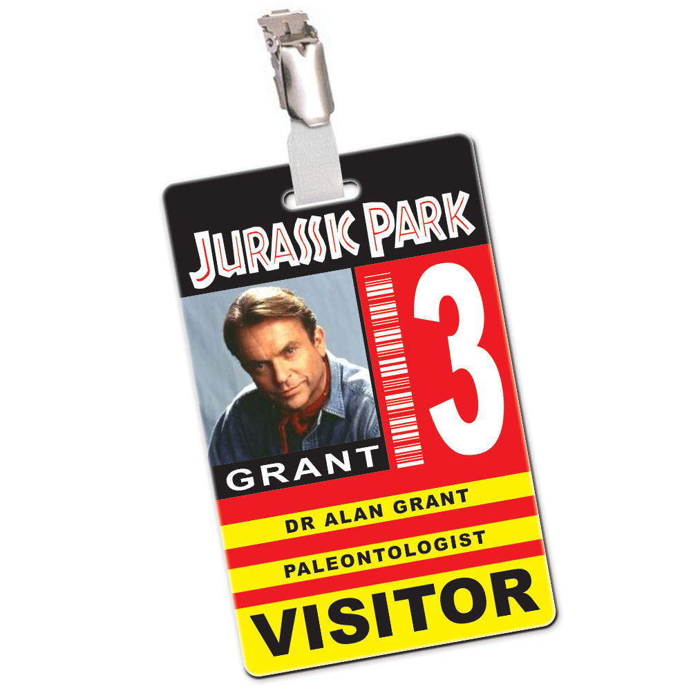 Jurassic Park Cosplay ID Card