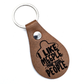 I Like Meeple More Than People PU Leather Keyring