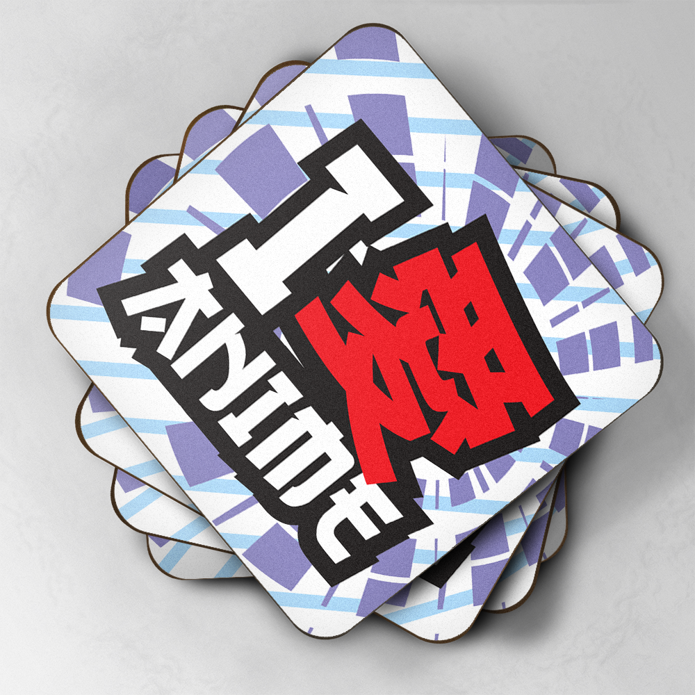 I Love Anime Coaster