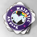 Majestic As F**k Coaster
