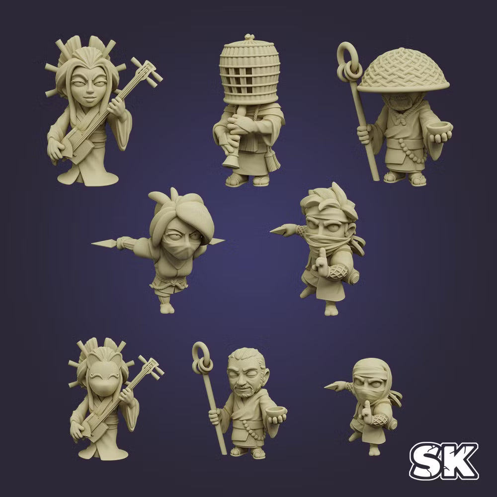 Stone King's The Path to the Shrine Oversized Resin Miniatures