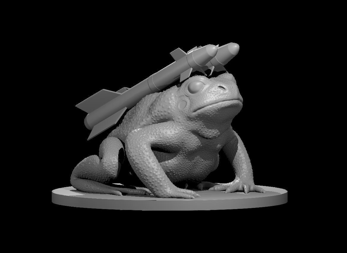 Missile Toad 28mm scale miniature