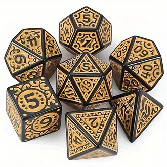 Mystic Runes Dice Set - Yellow