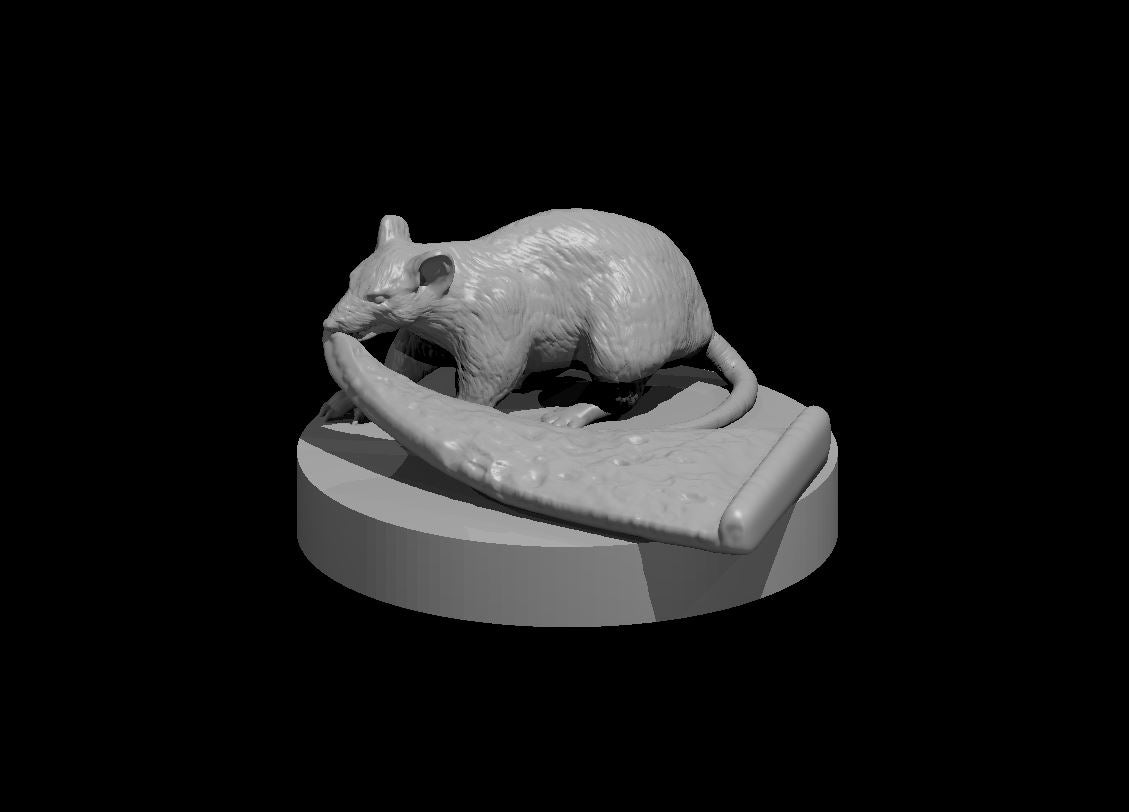Pizza Rat 28mm scale miniature