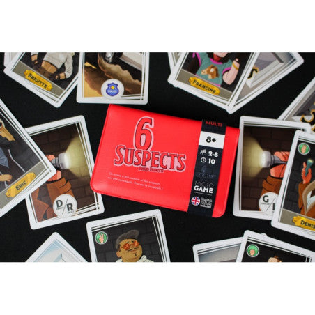 6 Suspects - Quick 2-8 Player Travel Game