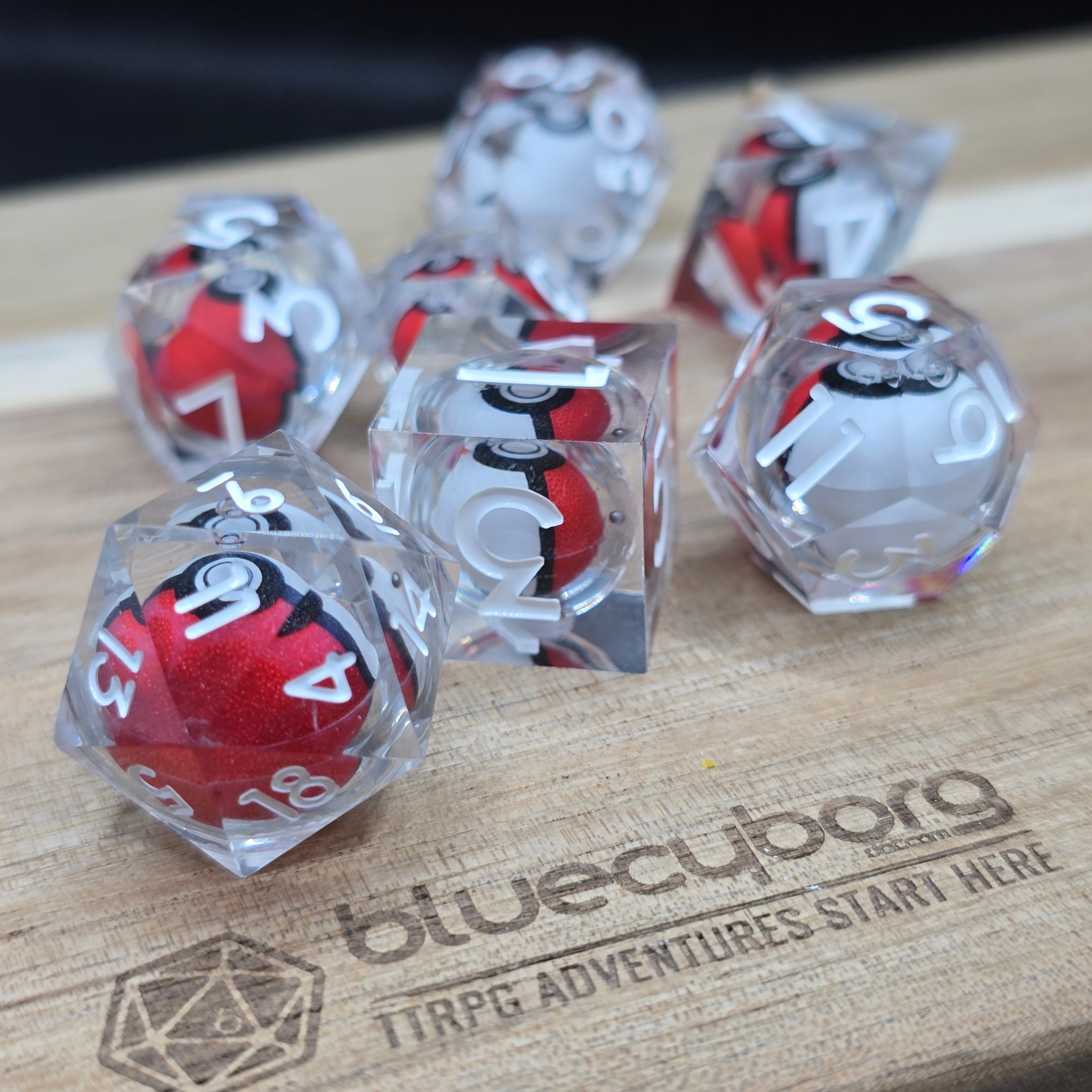 Summoner’s Core - Liquid Core Resin Dice Set