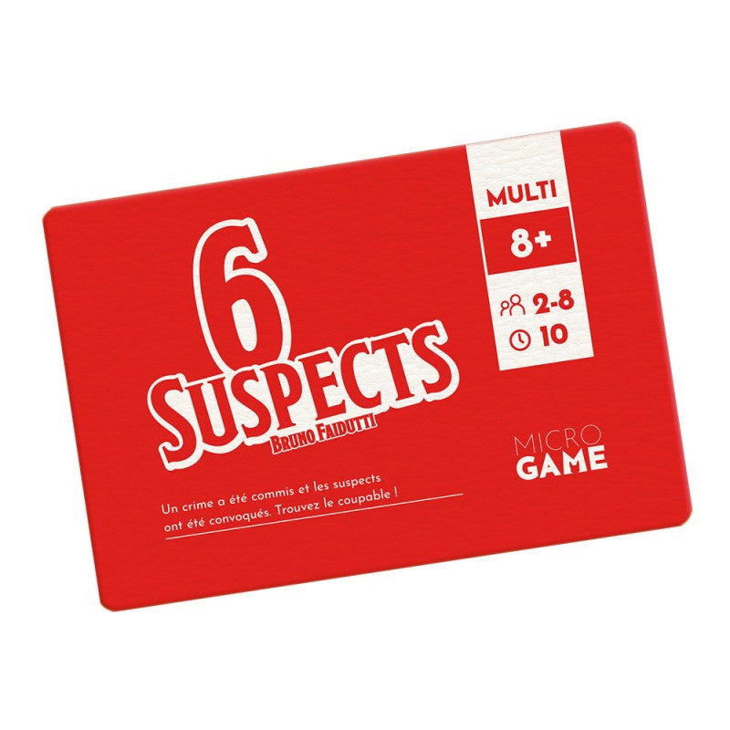 6 Suspects - Quick 2-8 Player Travel Game