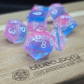 Pink Beach - Shell Resin Dice Set