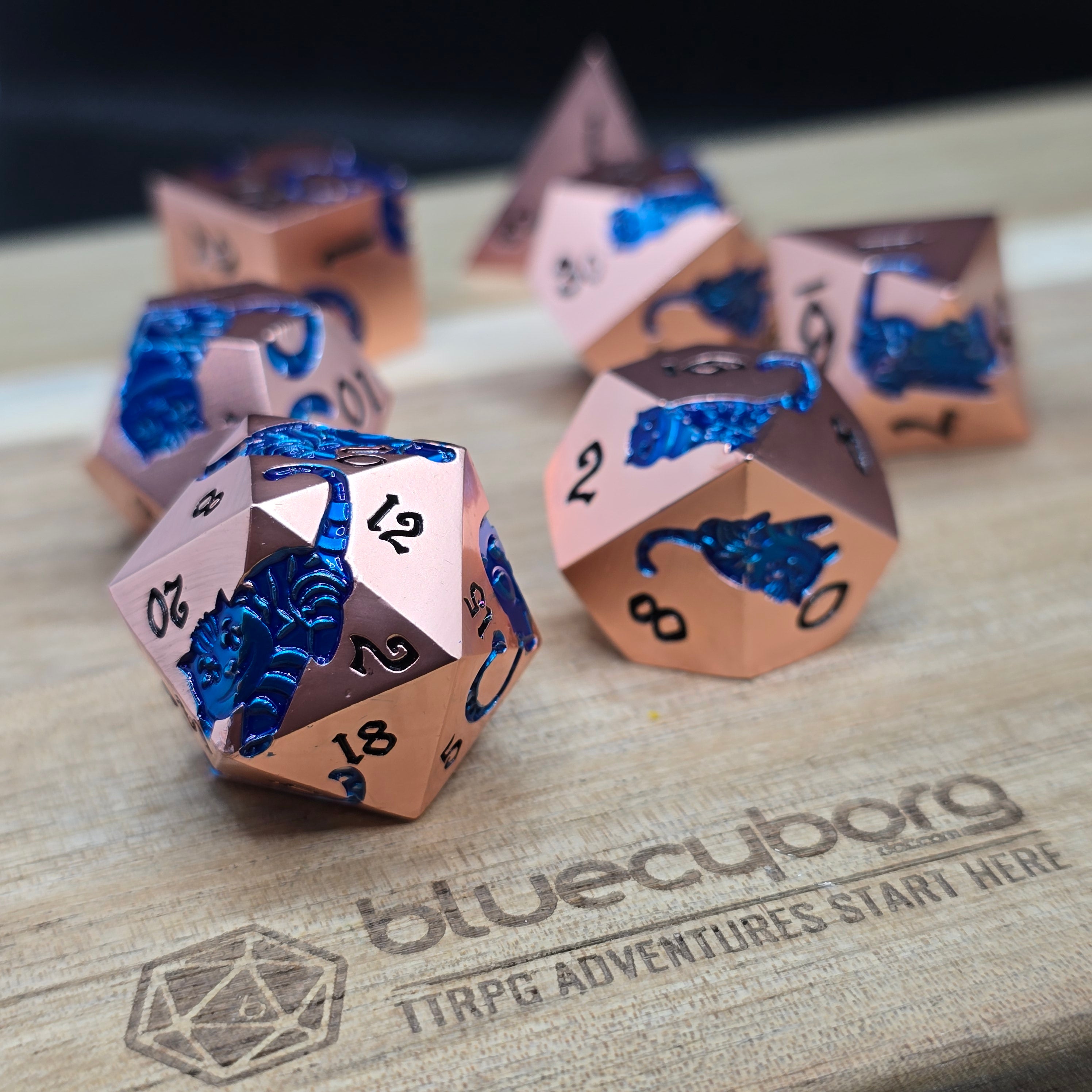 Copperclaw - Meowtalurgy - Metal Dice Set