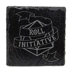 Roll Initiative Slate Coaster