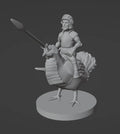 Halfling Cavalier with War Chicken - 28mm Scale Miniature