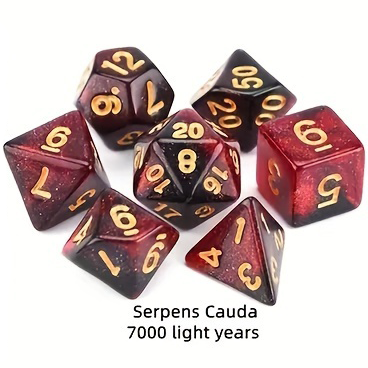 Galaxy Dice Set - Serpens Cauda