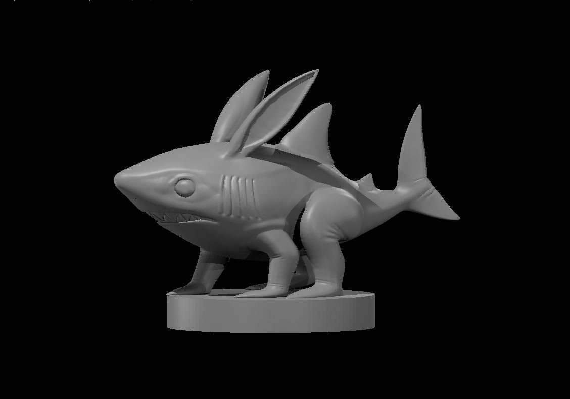 Sharkenbunny - 28mm Scale Miniature